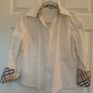 Burberry white blouse
